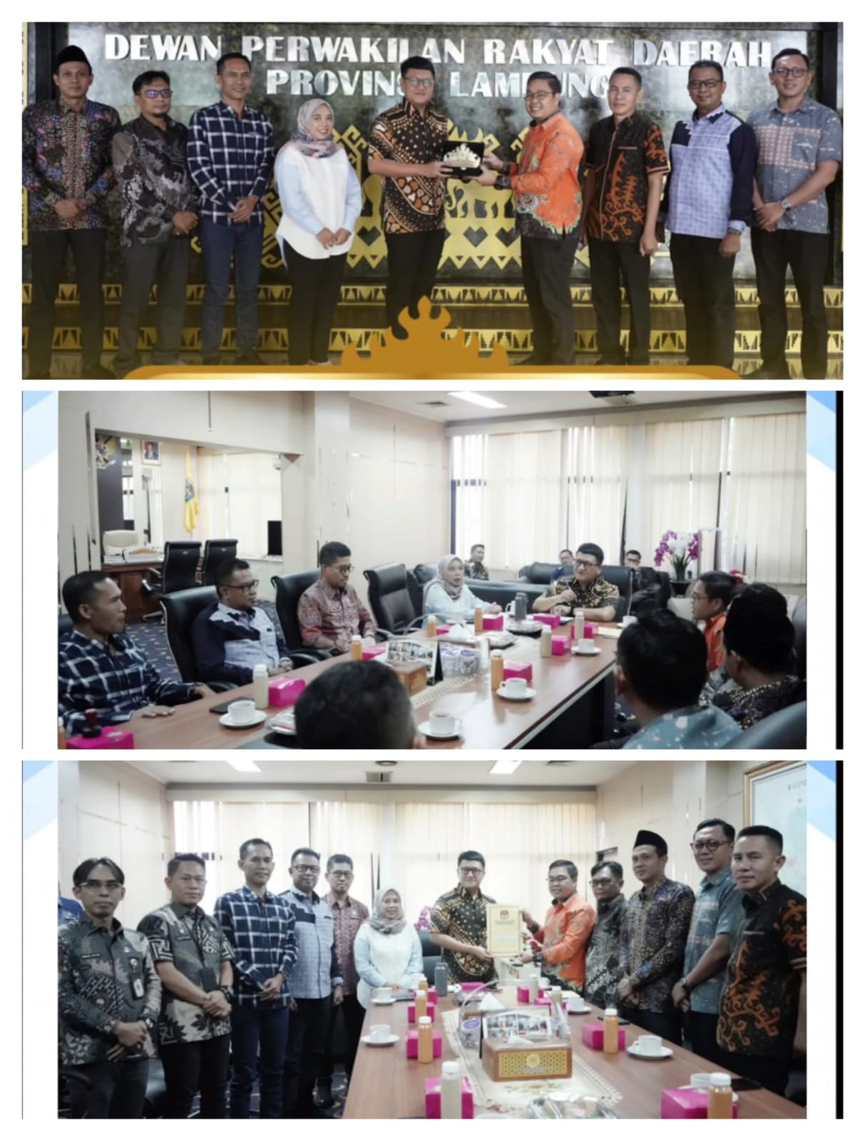 KUNJUNGAN KERJA KOMISI PEMILIHAN UMUM PROVINSI LAMPUNG
