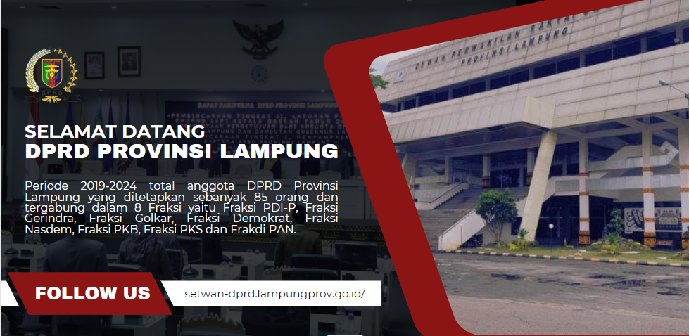 Selamat Datang di Website DPRD Provinsi Lampung