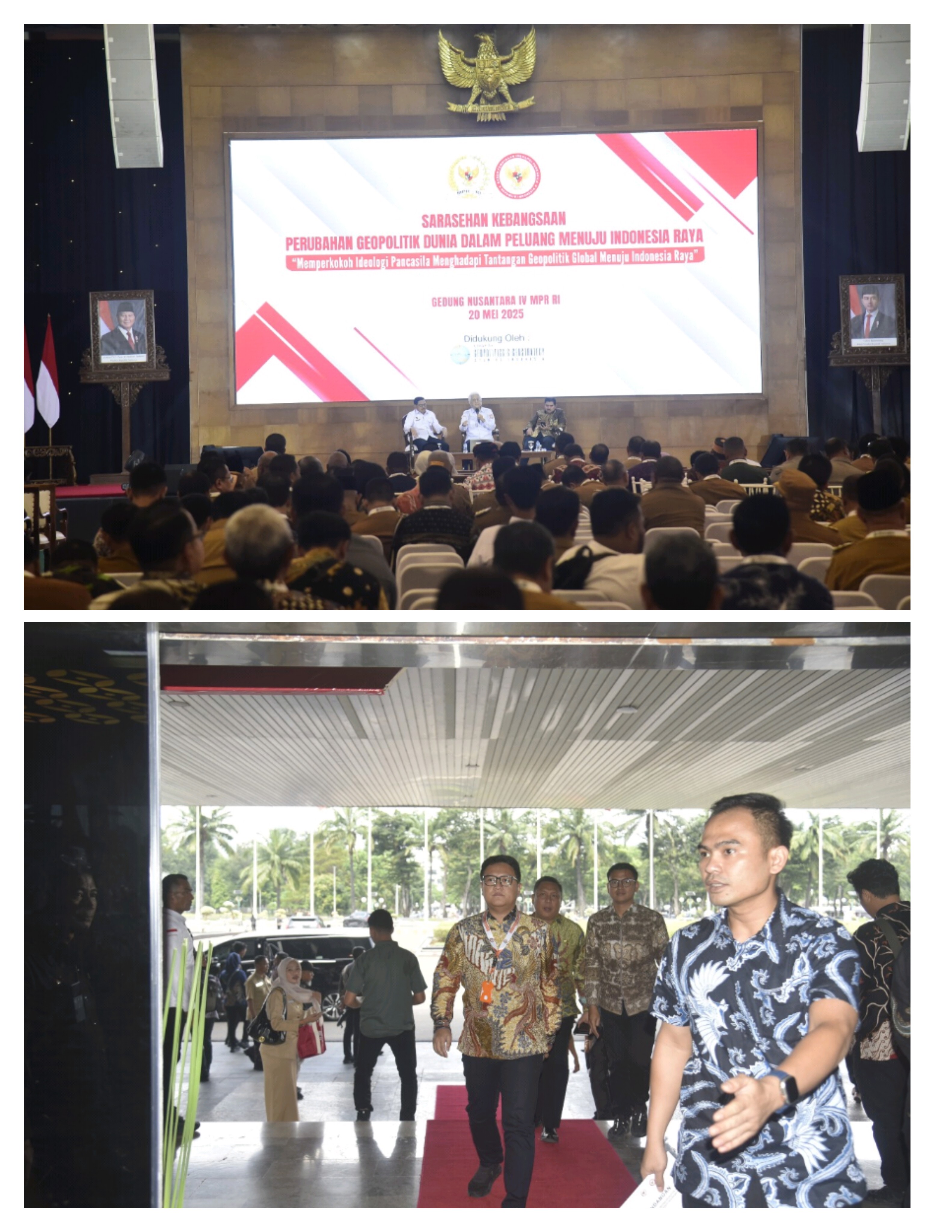 Ketua DPRD Provinsi Lampung Bapak Ahmad Giri Akbar, SE., M.B.A., Menghadiri Acara Sarasehan Kebangsaan Perubahan Geopolitik Dunia Dalam Peluang Menuju Indonesia Raya